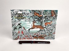 Winter Woodland advent card