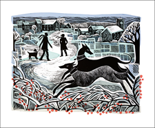 Whippets in Winter