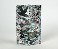 Hares in Conversation Die-Cut