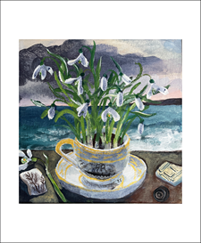 Ship with Snowdrops