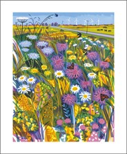 Meadow Flowers and Turbines